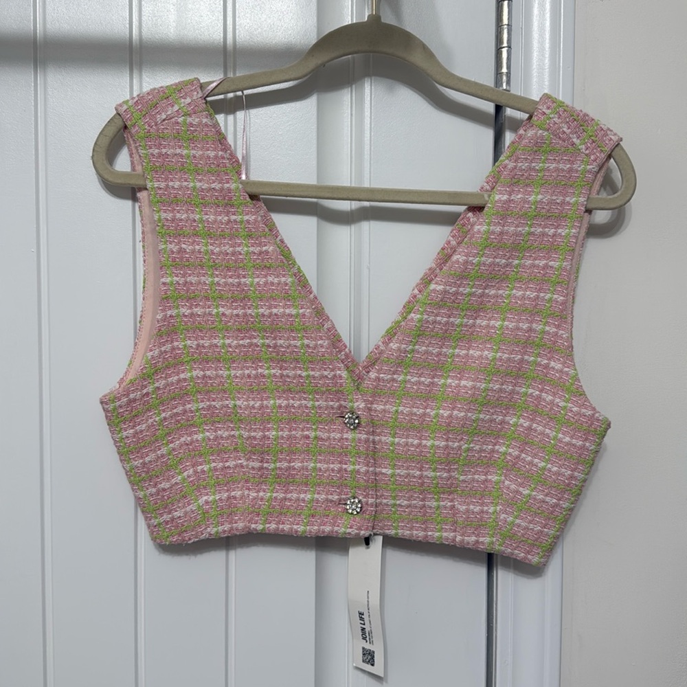 Zara tweed top